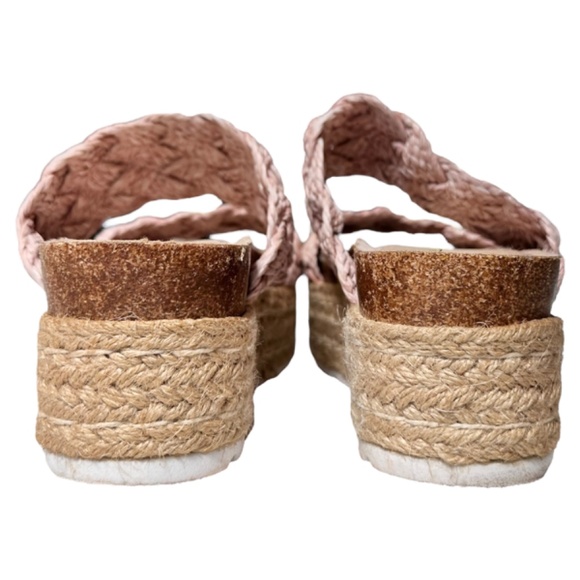 | Madden Girl | Pink Braided Platform Espadrille Sandals - 6.5 - Picture 6 of 8